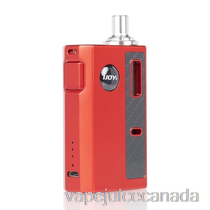 Vape Juice iJoy MERCURY 12W AIO Pod System Red Carbon